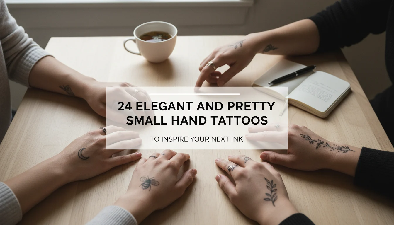 24 Elegant and Pretty Small Hand Tattoos to Inspire Your Next Ink