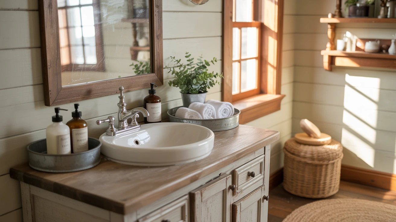 23 Farmhouse Bathroom Ideas on a Budget