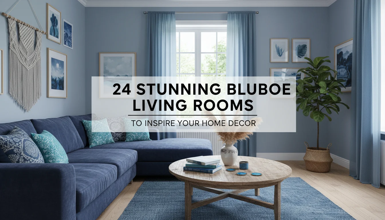 24 Stunning Blue Boho Living Rooms to Inspire Your Home Decor