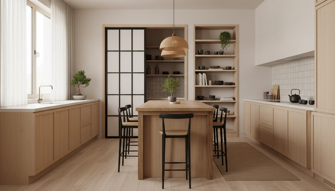 24 Stunning Japandi Aesthetic Kitchen Remodel Ideas