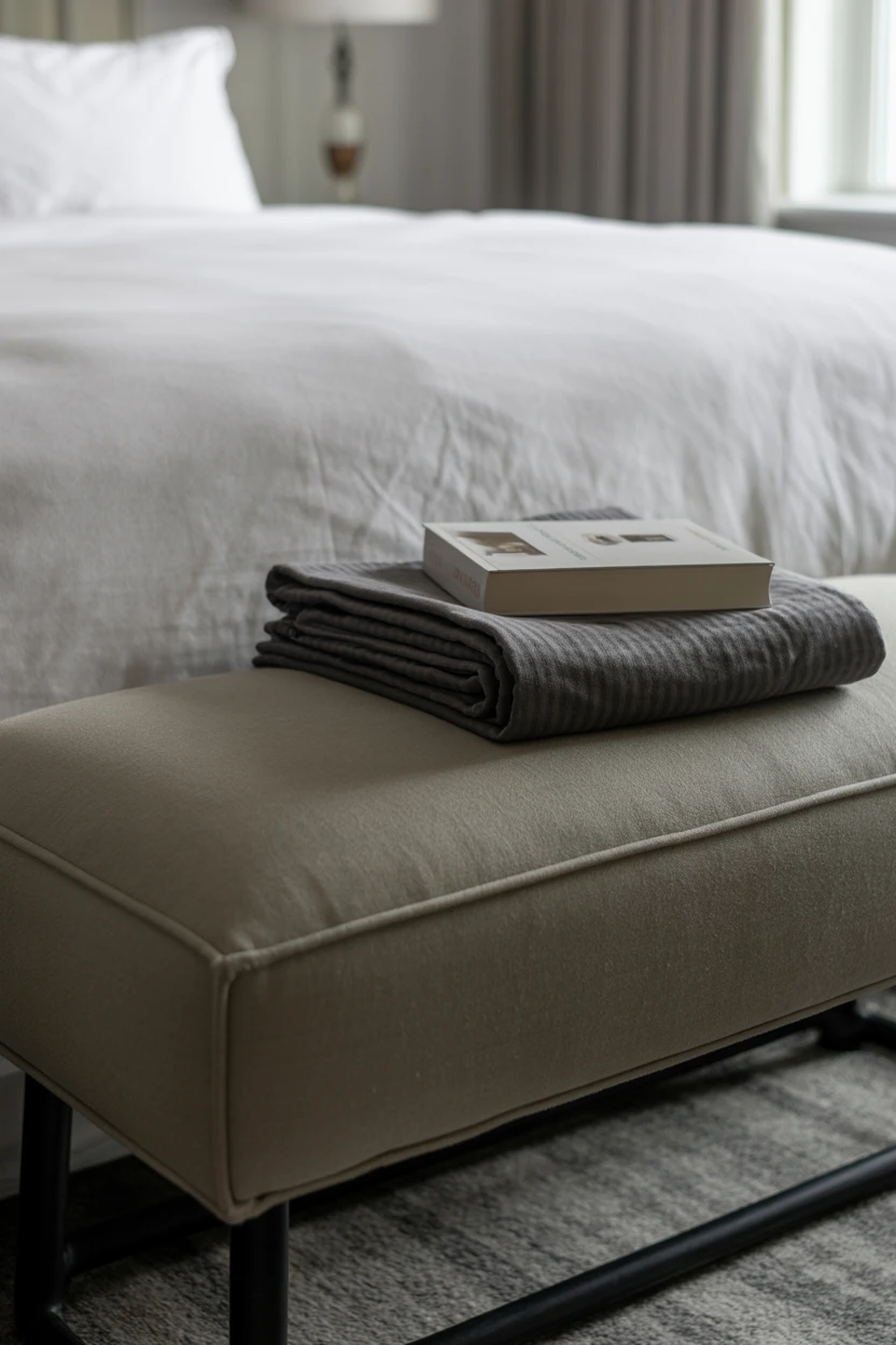 Add a Bench at the Foot of the Bed