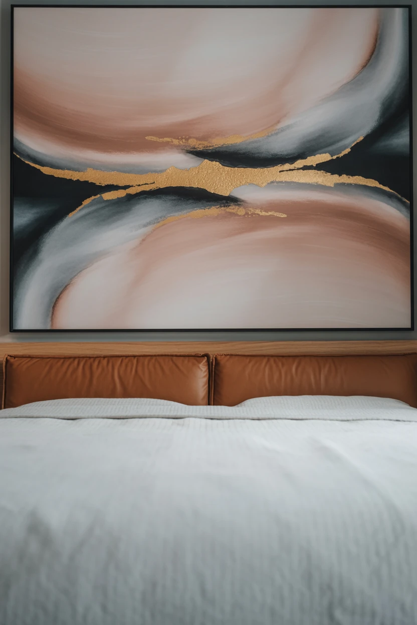 Hang a Single Statement Art Piece