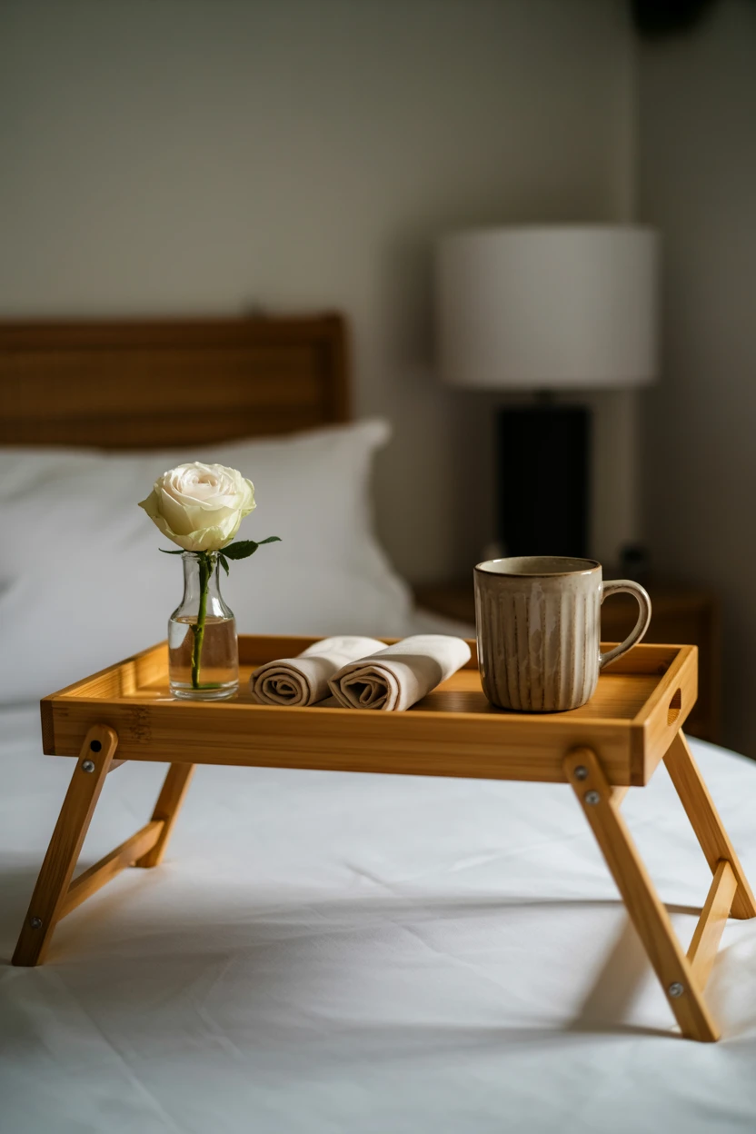 Keep a Breakfast-in-Bed Tray Ready