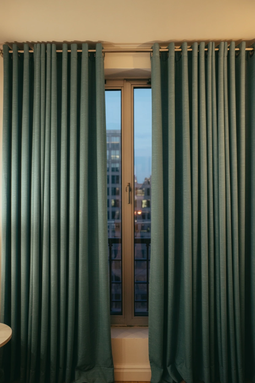 Hang Drapes from Floor to Ceiling