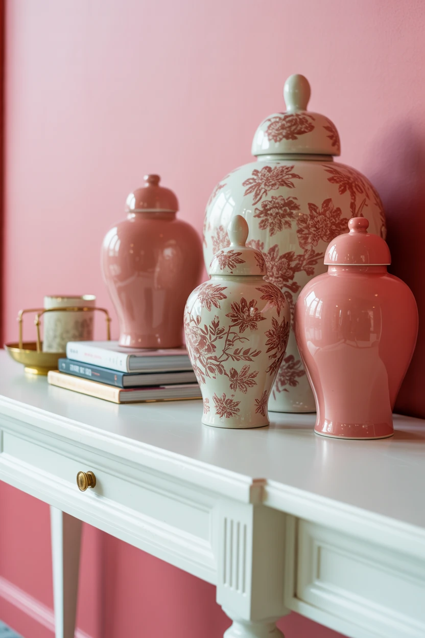 Chinoiserie Ginger Jars