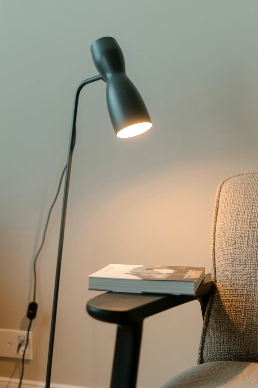 Use Matte Black Metal for Subtle Contrast