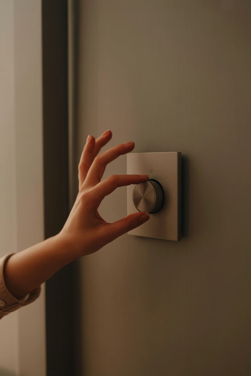 Install a Dimmer Switch for All Main Light Sources