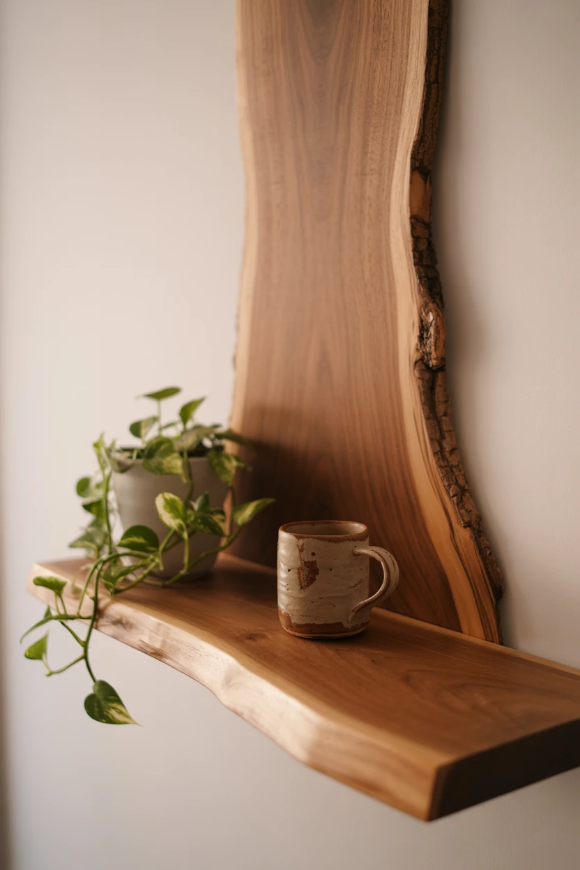 Add a Live-Edge Wood Element