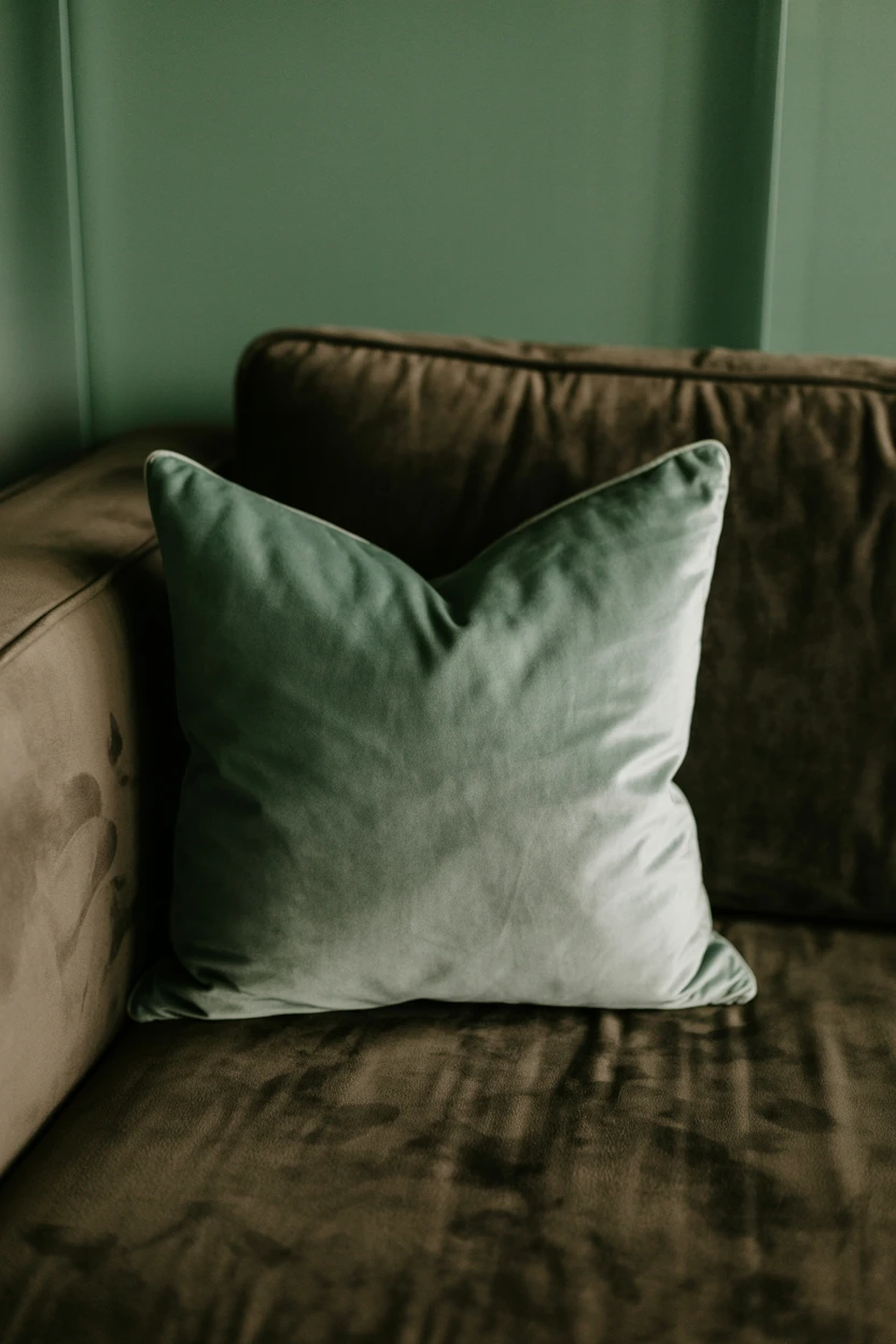 Add a Touch of Muted Green for a Natural Accent