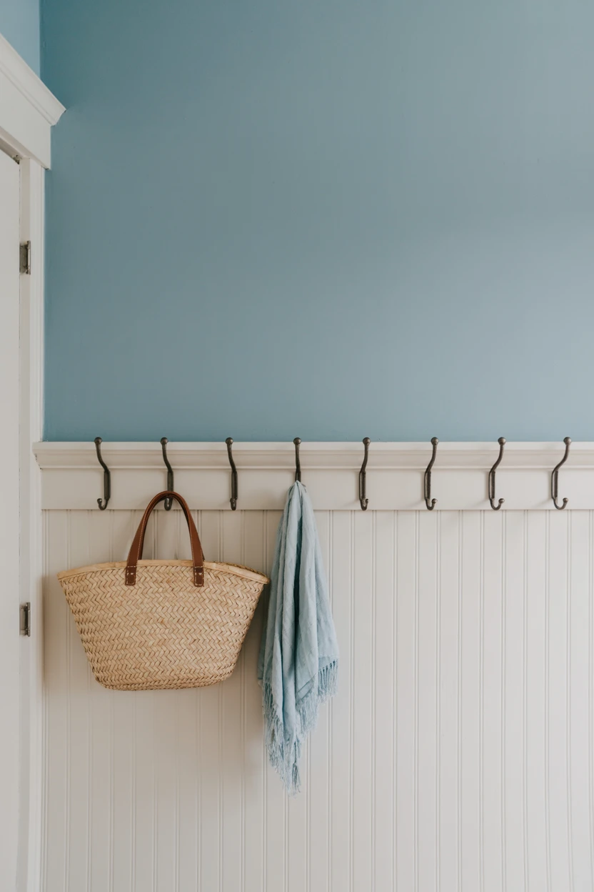 Mix Beadboard with a Smooth Wall