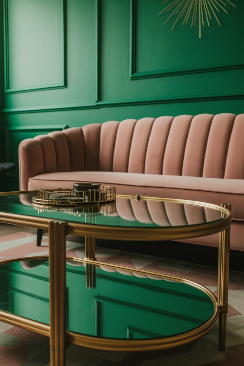 Go for Glamour with Art Deco-Inspired Shapes and Materials