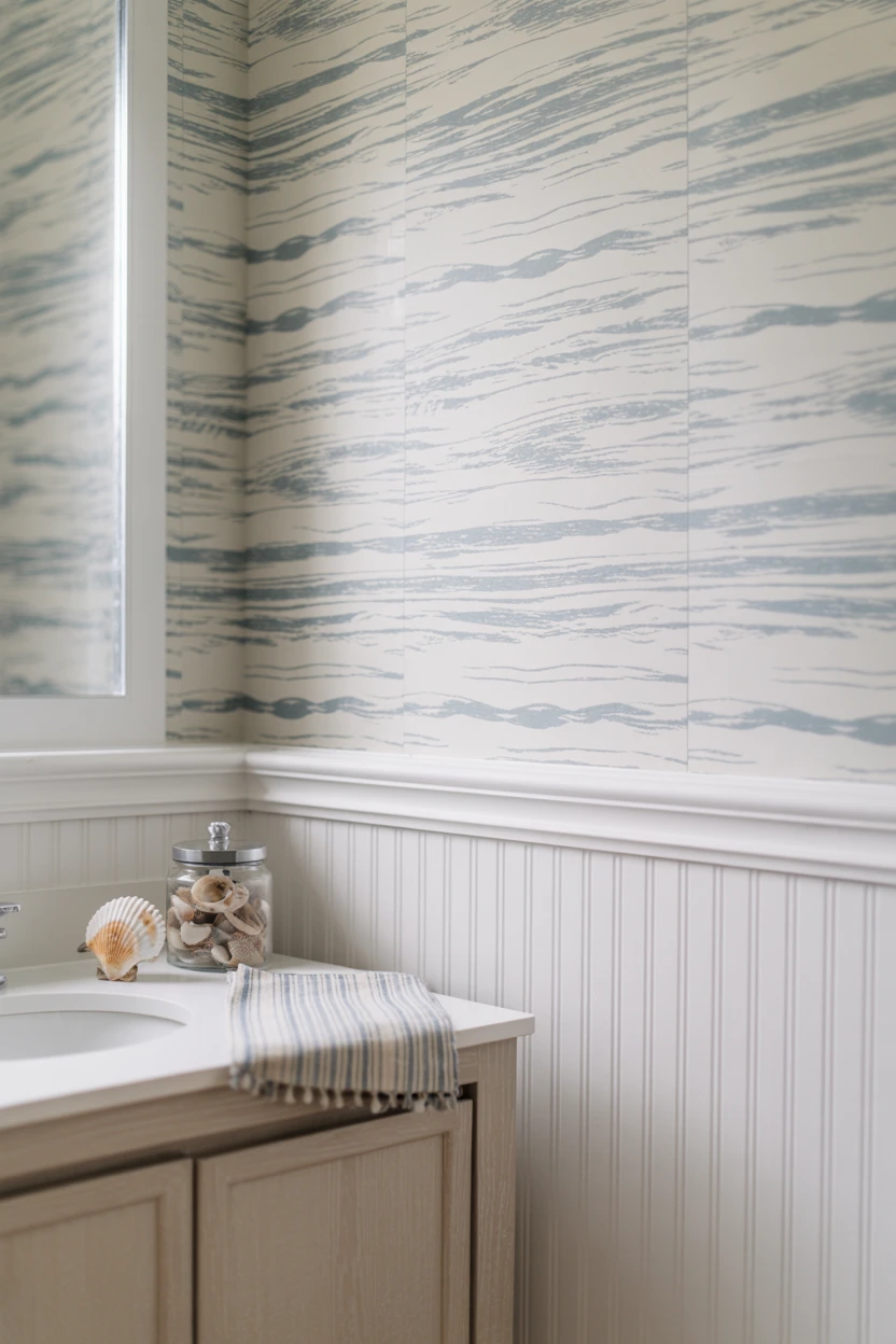 Calming Coastal Wave Pattern