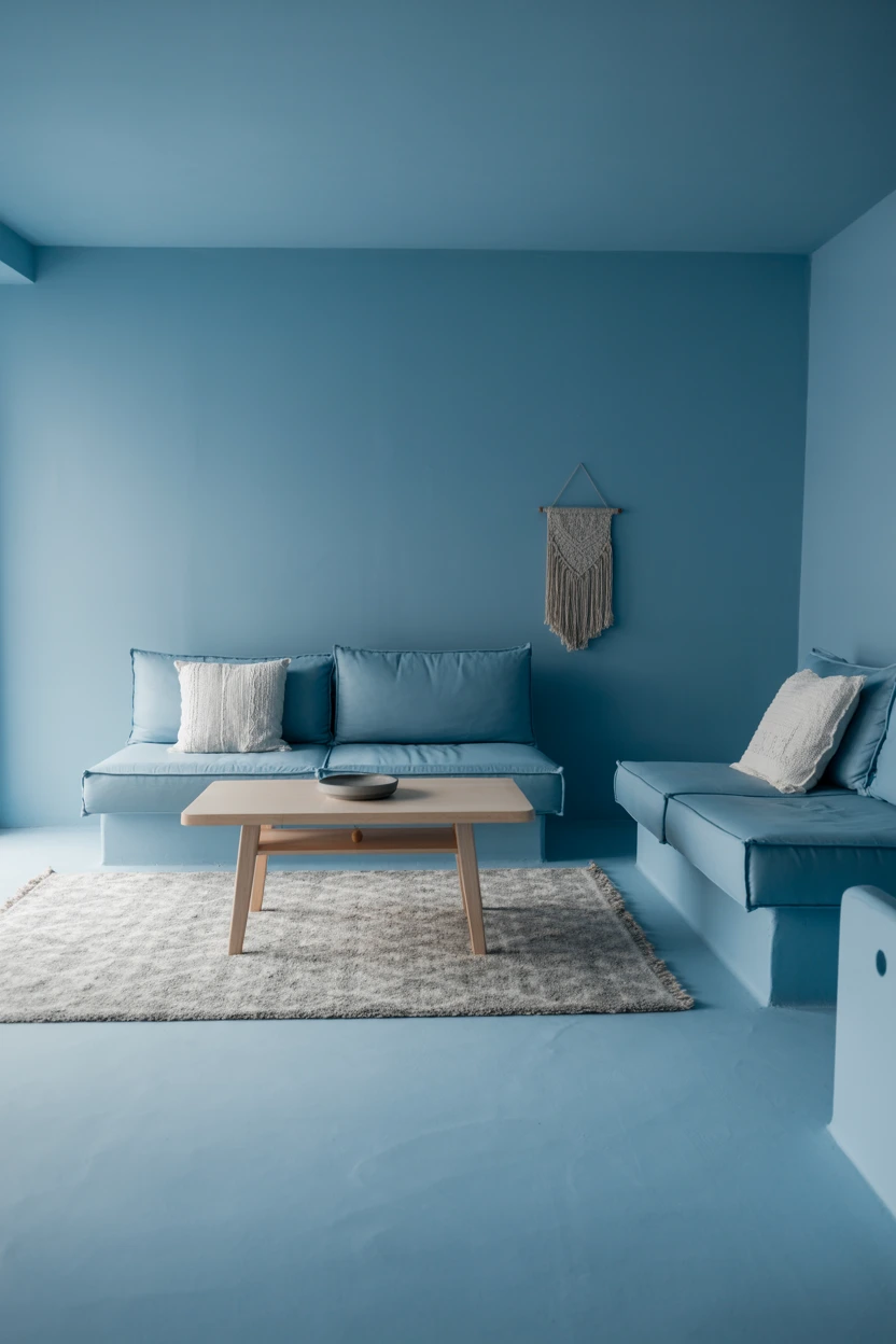 Muted Blue-Gray for a Minimalist Take