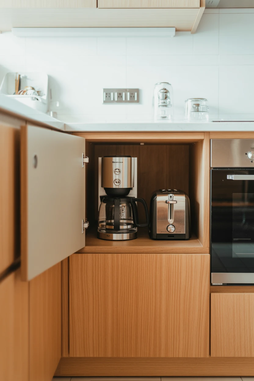 Concealed Appliance Garage