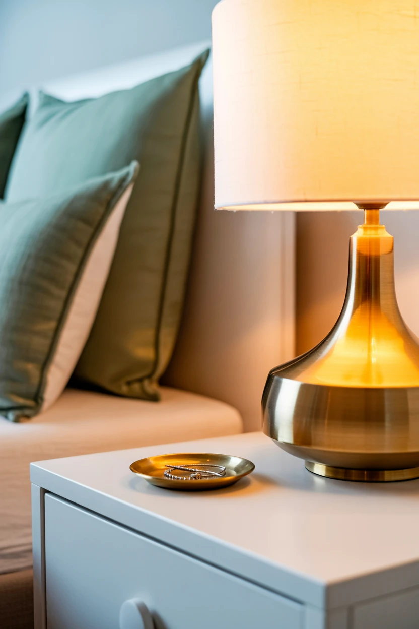 Warm Metallic Accents