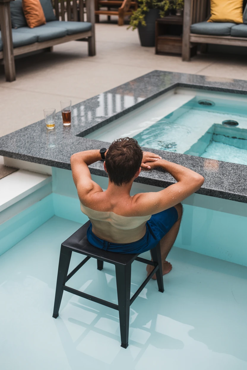 The Pool with a Built-in Bar