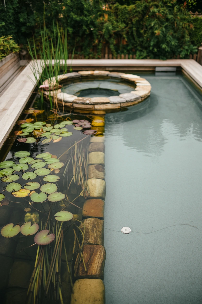 The Natural Pool with Plant Filtration