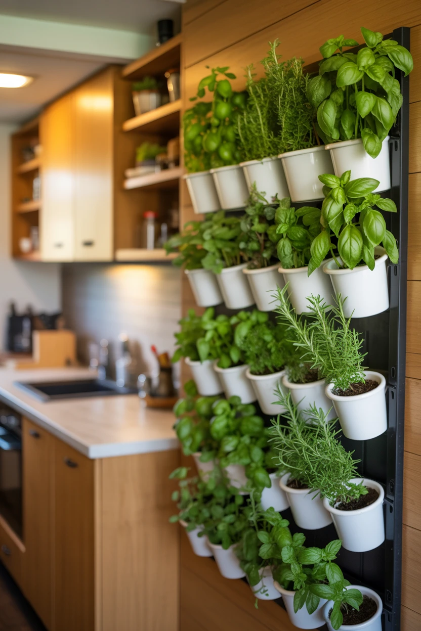The Vertical Herb Garden Wall
