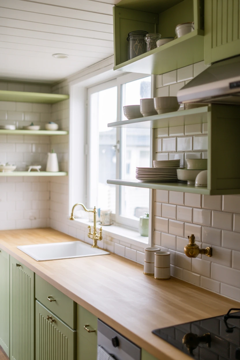 The Light-Filled Galley Kitchen