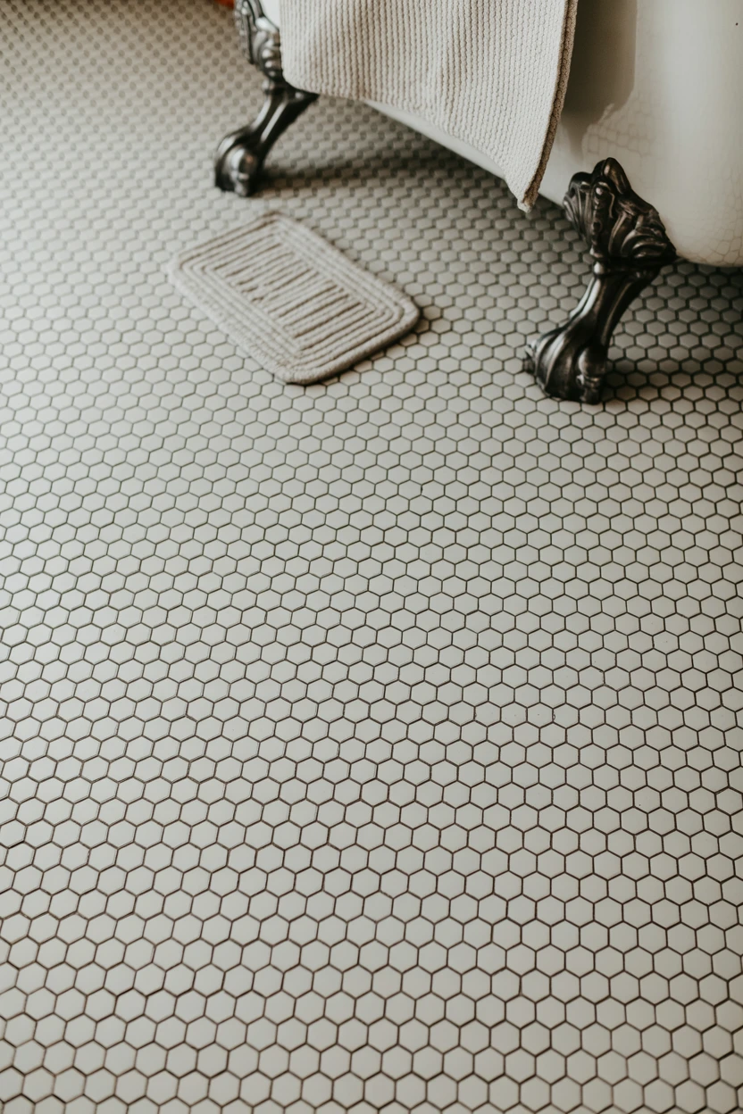 Choose Hexagonal Tiles for a Vintage Nod