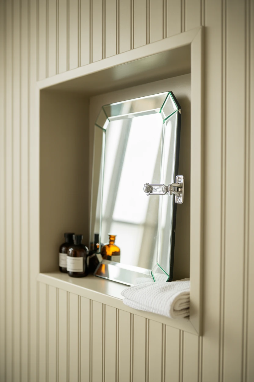 Hang a Vintage-Style Medicine Cabinet