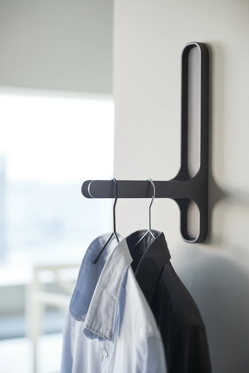 Use a Valet Rod for Hanging Clothes from the Dryer