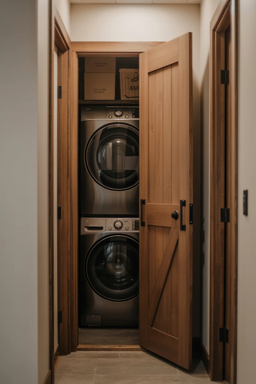 Use a Pocket Door or Barn Door to Save Swing Space