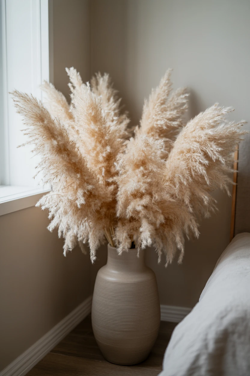 A Statement Pampas Grass Arrangement