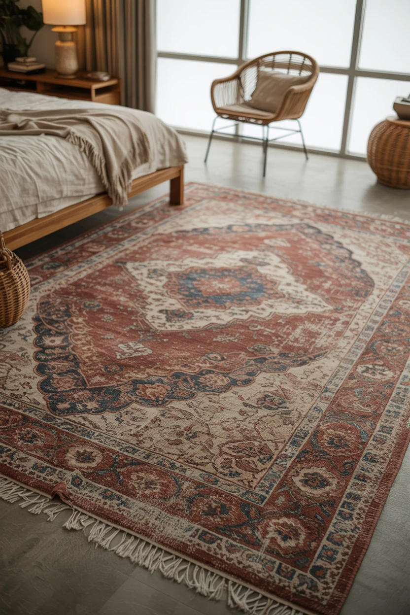 A Vintage-Inspired Area Rug