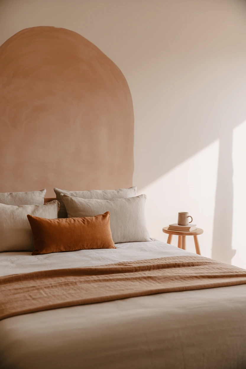 Create a Painted Arch Headboard for an Artistic Focal Point