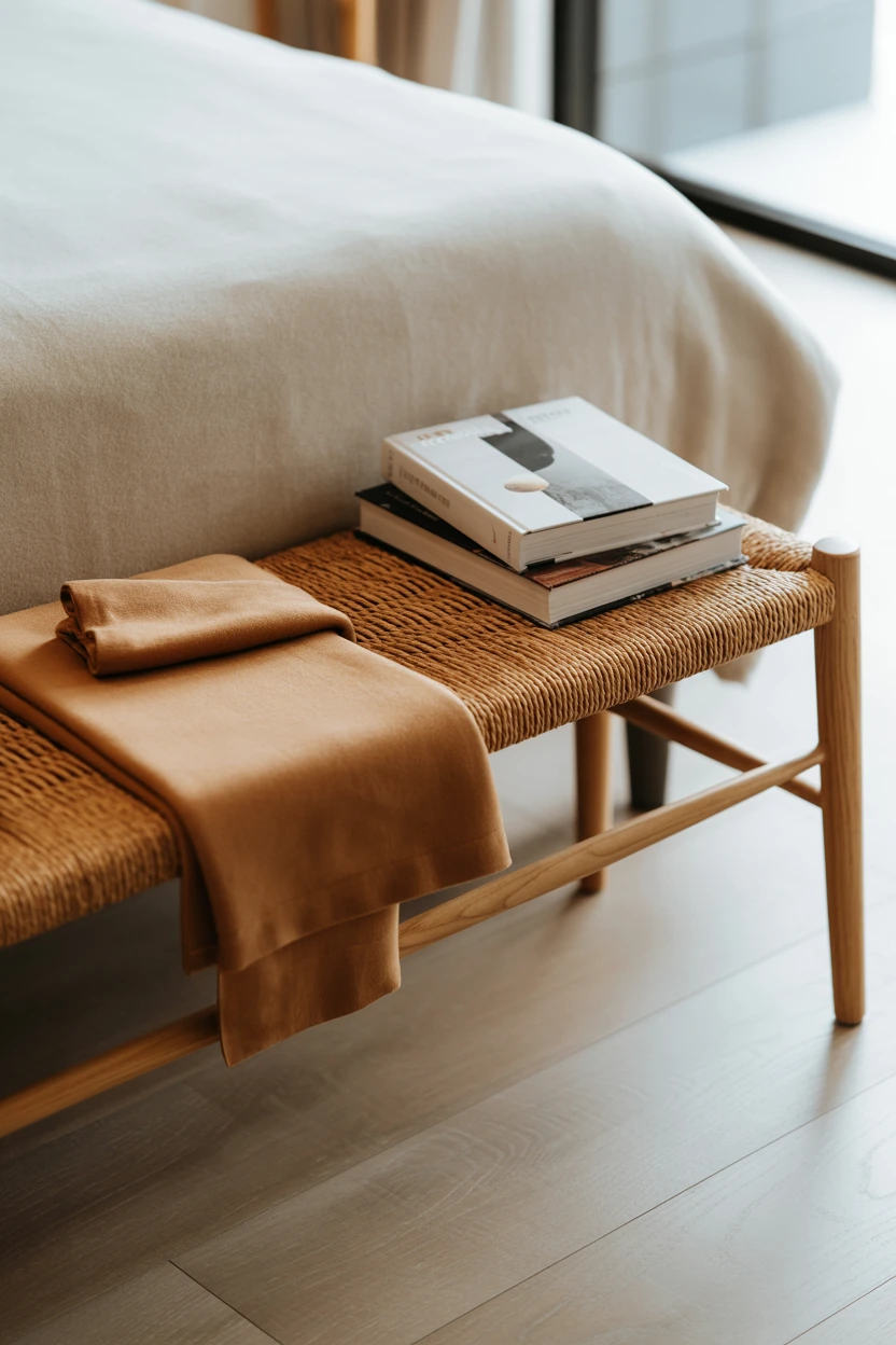 Add a Bench at the Foot of the Bed