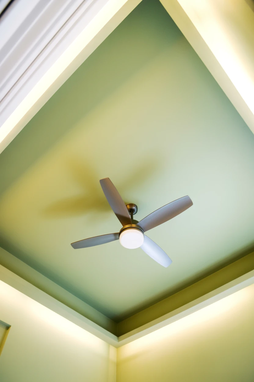 Paint Your Ceiling a Soft, Calming Color