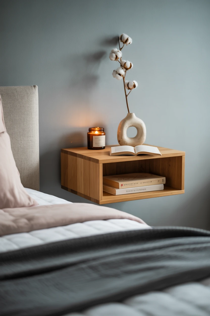 Build a DIY Floating Nightstand for a Minimalist Look