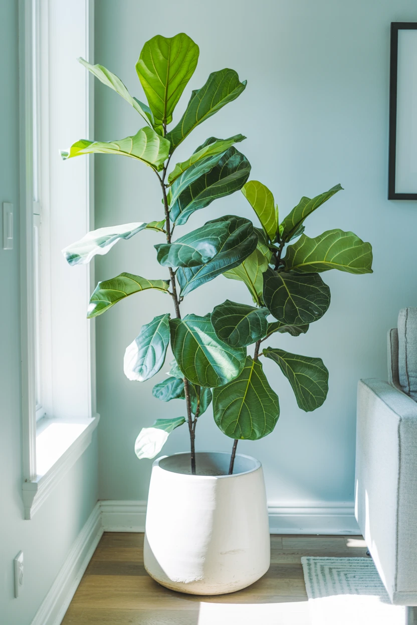 Fill Empty Corners with Tall, Leafy Plants