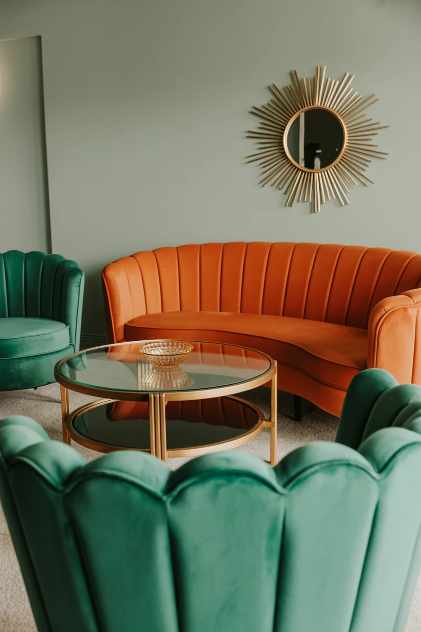 Art Deco Glamour with Brass and Curves