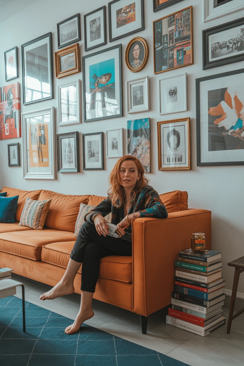 Eclectic Character with a Gallery Wall