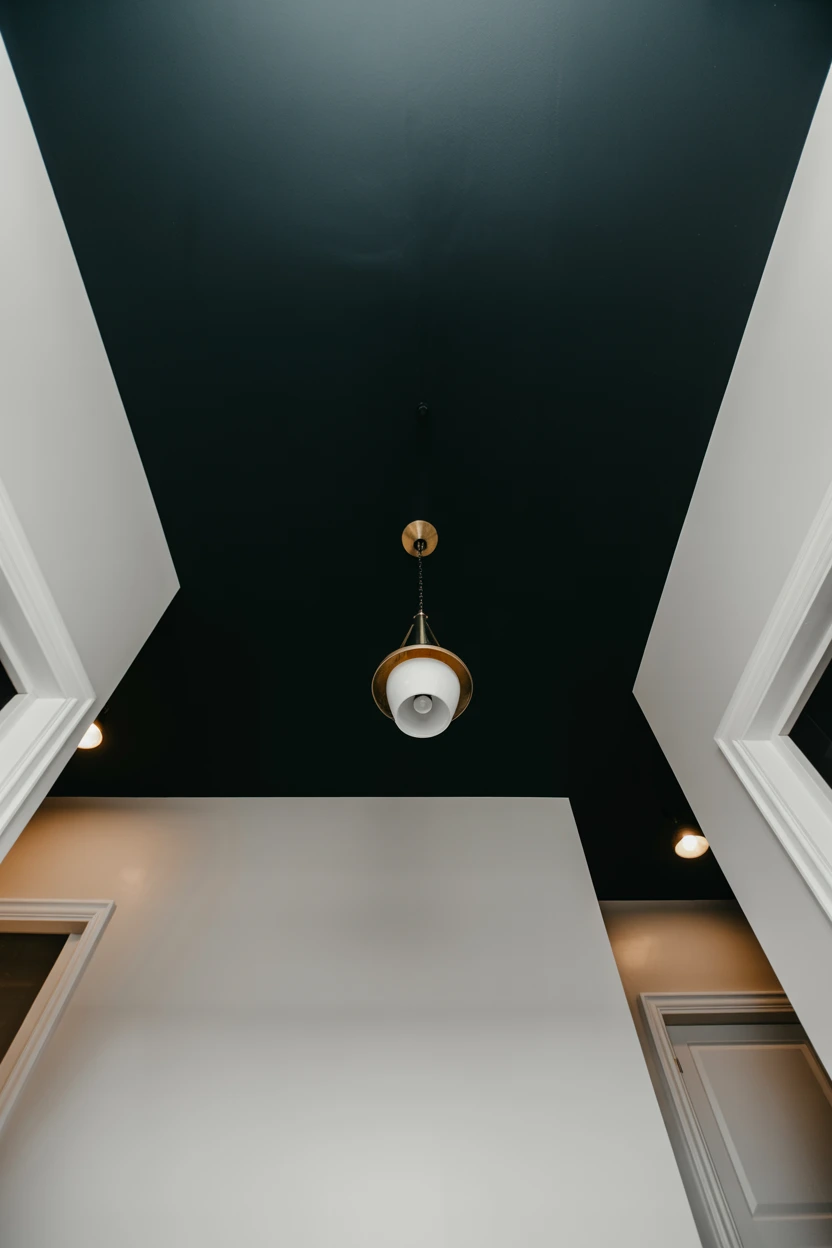 A Black Ceiling for Dramatic Effect