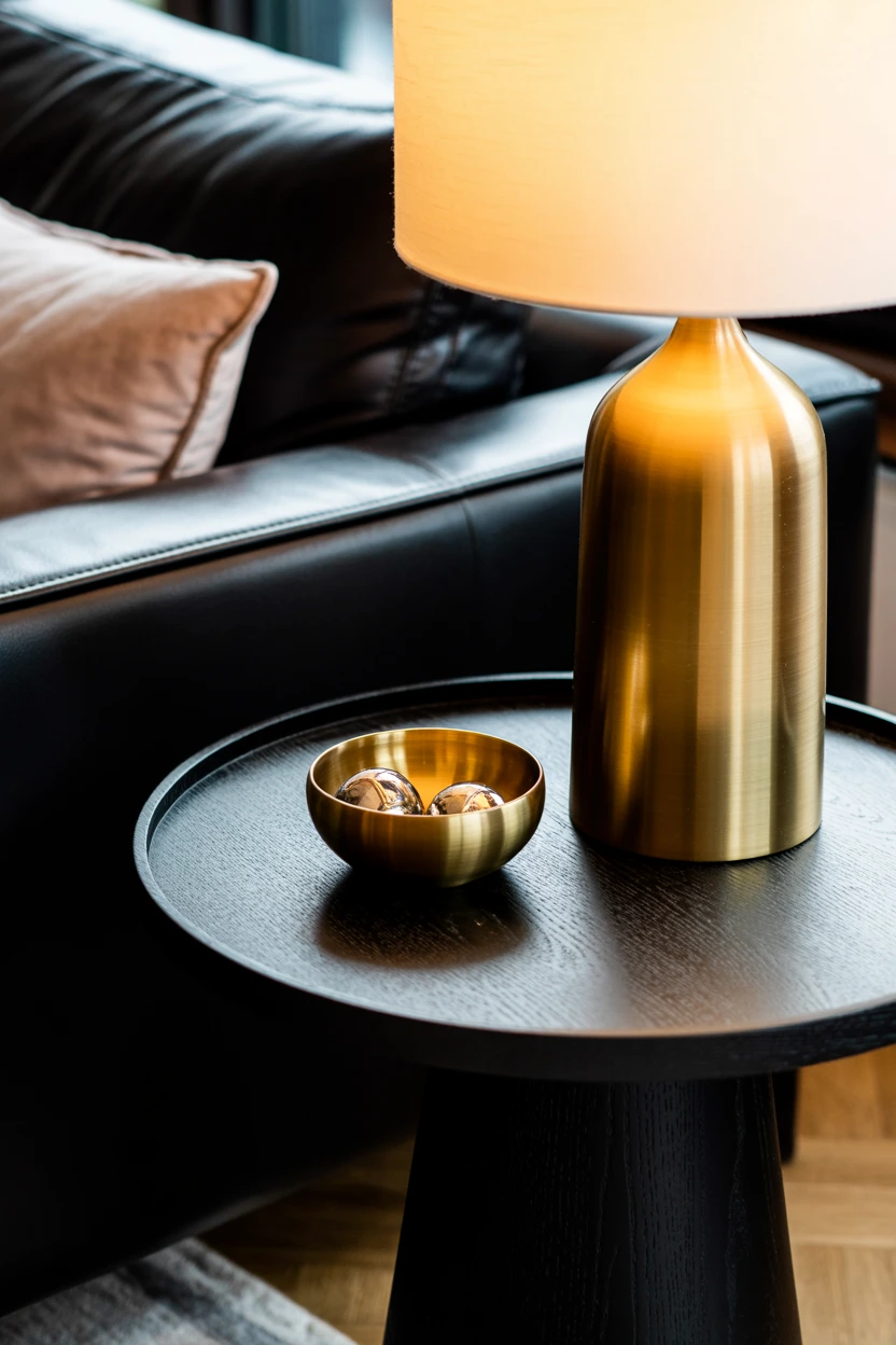 Style with Warm Metallic Accents like Brass