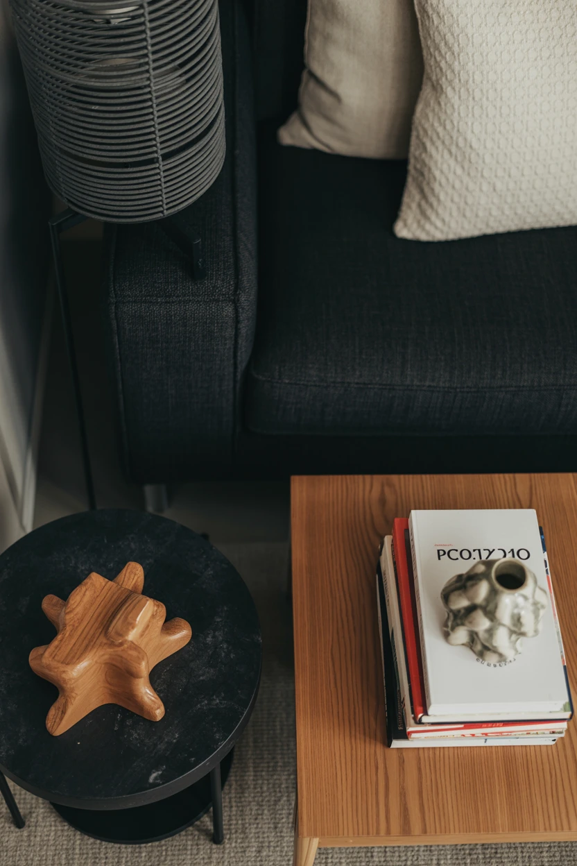 Create an Asymmetrical Side Table Setup