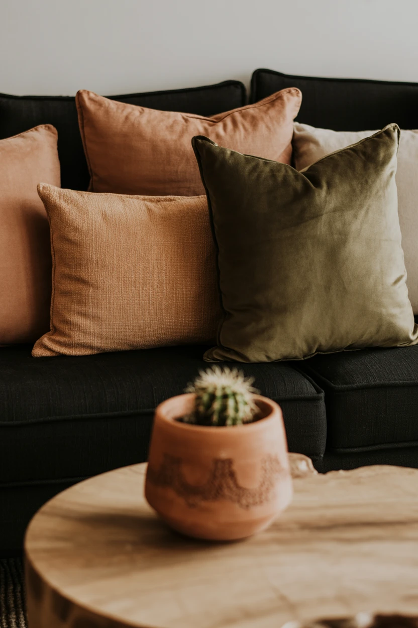 Introduce Earthy Tones like Terracotta and Olive