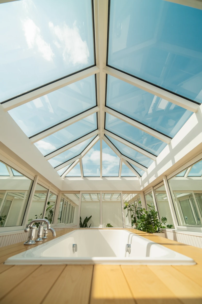 An Oversized Dramatic Skylight