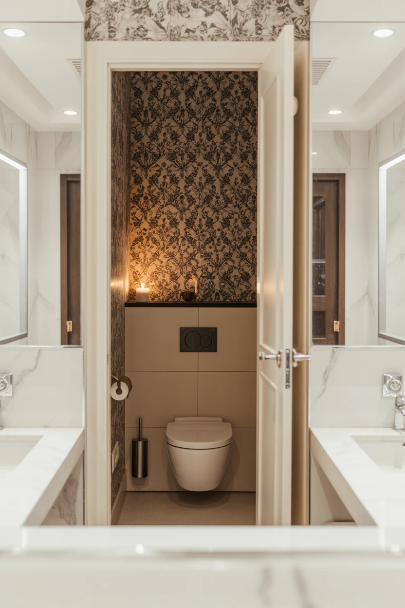 A Private and Enclosed Toilet Room