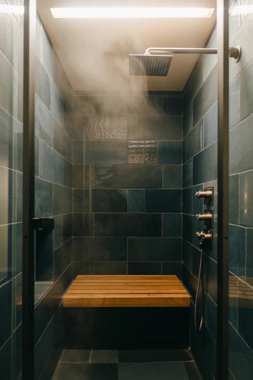 The Integrated Walk-In Steam Shower