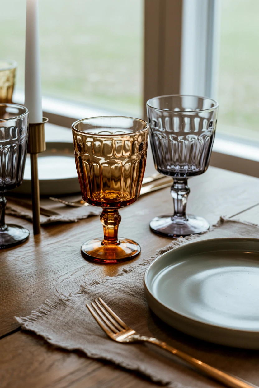 Mismatched Vintage Goblets