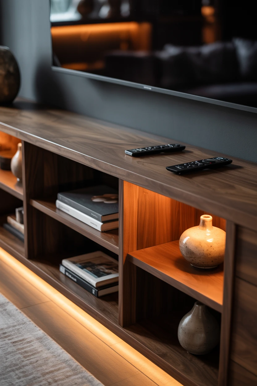 Integrated LED Strips in Furniture