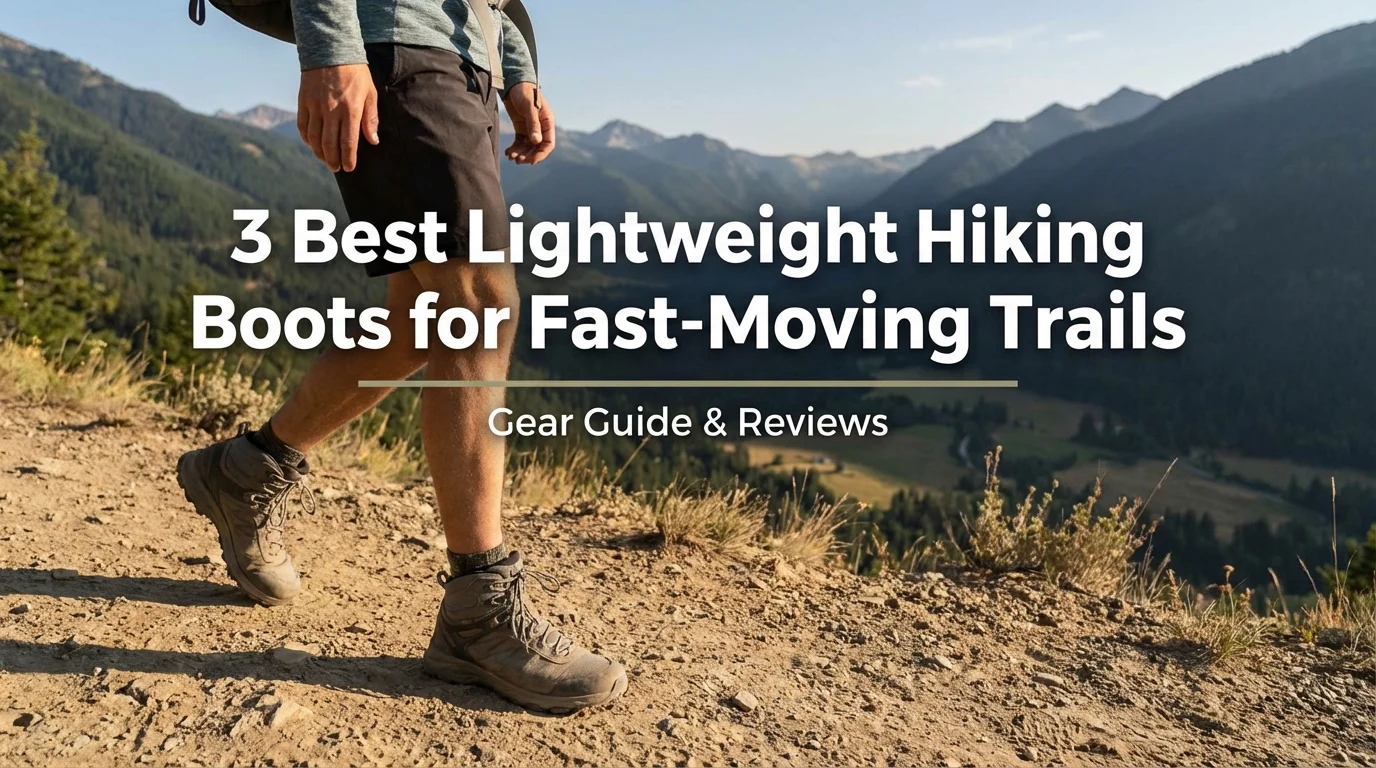 3 Best Lightweight Hiking Boots for Fast-Moving Trails