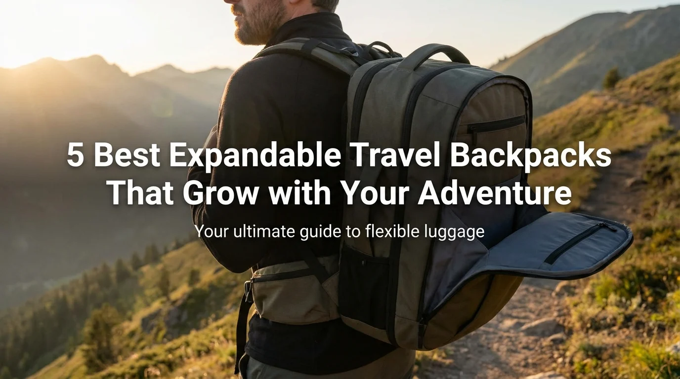 5 Best Expandable Travel Backpacks That Grow with Your Adventure
