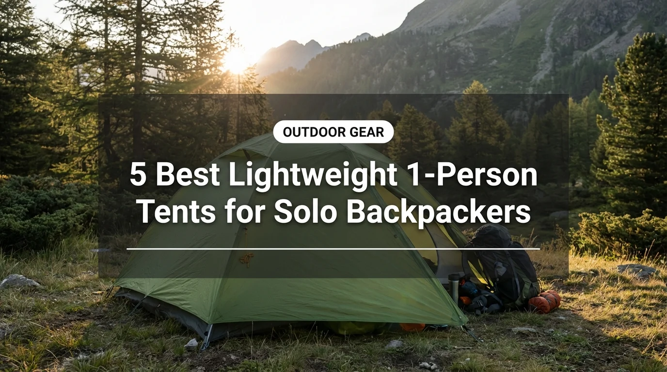 5 Best Lightweight 1-Person Tents for Solo Backpackers