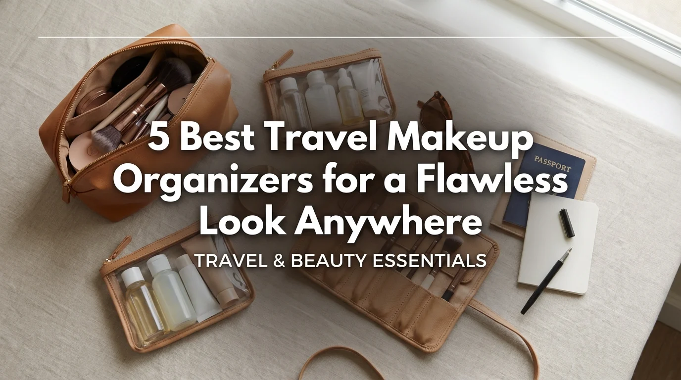 5 Best Travel Makeup Organizers for a Flawless Look Anywhere