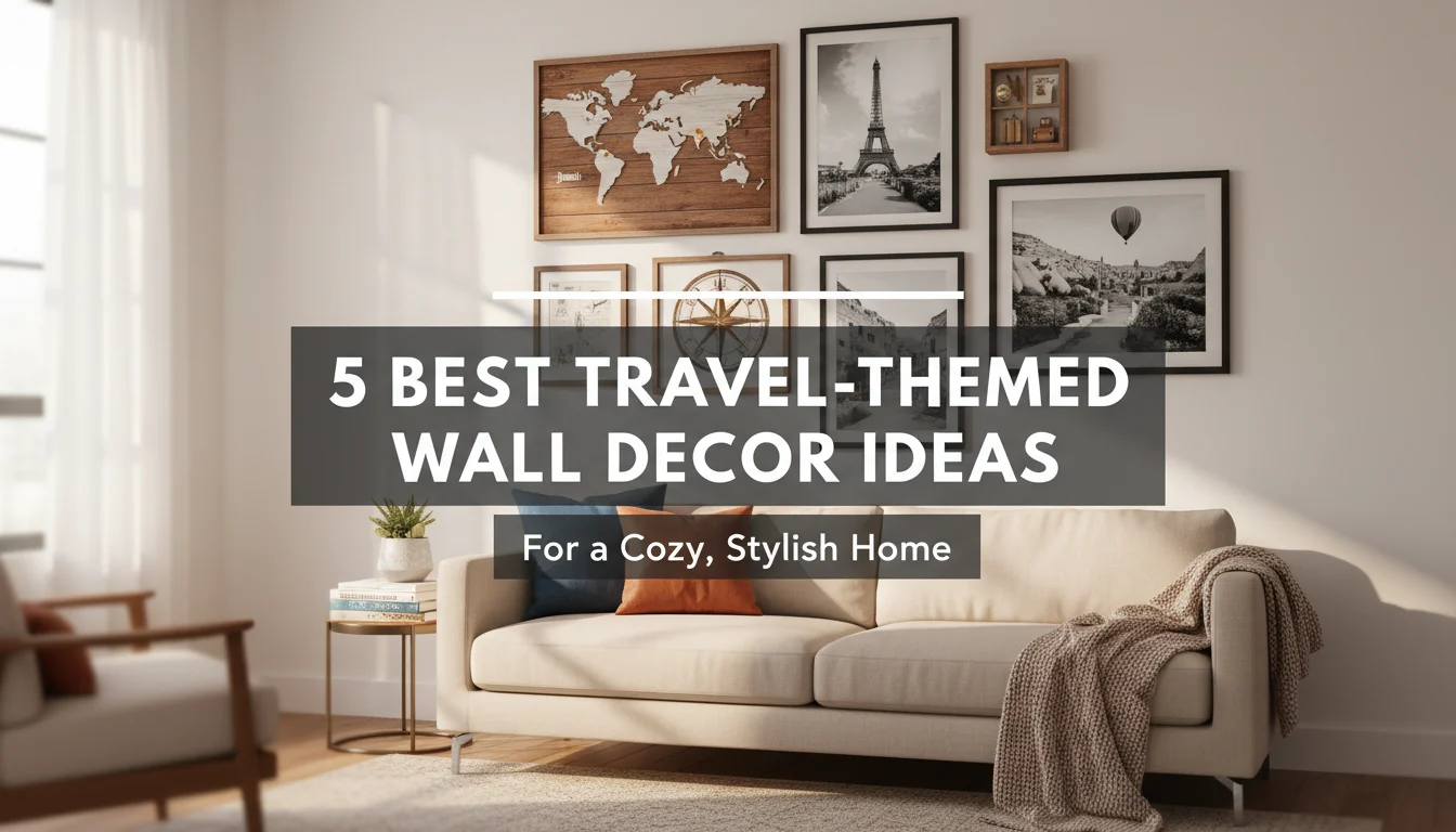 5 Best Travel-Themed Wall Decor Ideas for a Cozy, Stylish Home
